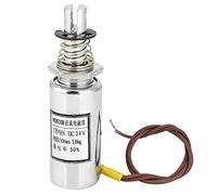 LUCKDANO Elettromagnete a Solenoide MQ8,Z12B 24 V CC con Potenza 9,8 N per Automazione Industriale, Macchine Civili e Altro Ancora