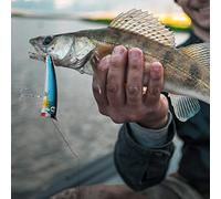 LUCKDANO Esca da Pesca Artificiale Carpa Artificiale di Alta qualità da 7 Cm, Realizzata in Plastica ABS, Adatta Sia per Acqua Dolce Che Salata.Dispone di un Gancio Ad Alta Efficienza per Attirare