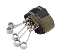 LUCKDANO Estensioni per Barelle per Dita Esercitatore per Dita con Cinturino Polso Regolabile - Rinforzo per Impugnatura in Silicone per Allenamento con le, Adatto per Arrampicata su Roccia,