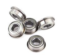 LUCKDANO F688zz 10 Pezzi Mini Cuscinetti a Sfere Flangiati 6x13x5mm | Cuscinetti in Acciaio a Doppia Schermatura di Alta qualità per Stampanti 3D, Motori Elettrici, Quadricotteri e Modellismo