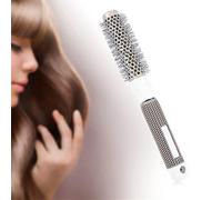 LUCKDANO Ferro per Capelli Professionale in Ceramica Resistente Alle Alte Temperature, Denti in Nylon Flessibile, Impugnatura Antiscivolo, Adatto a Tutti i di Capelli, Diametro 19 Mm (25#)