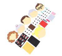 LUCKDANO Giocattoli per l'apprendimento Socio-emotivo in Feltro per Bambini - Giochi Educativi con Facce Buffe Pensati per Migliorare la Consapevolezza Emotiva, le capacità Comunicative e la