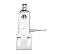 LUCKDANO Headshell Phono Phono Headshell con Fili - Sostituzione Universale della Testina del Giradischi in Lega di Alluminio per Prestazioni Migliorate (SILVER)