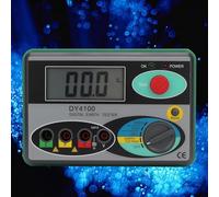 LUCKDANO Il Tester Digitale Impermeabile per la Resistenza di Messa a Terra DY4100 con Ampio Display è Adatto per la Misurazione in Molteplici Campi Come Energia, Comunicazioni, Meteorologia,