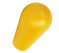 LUCKDANO Joystick Ball Head M6 Stile Americano Ovale Gioco Rocker Maniglia Superiore Accessorio da Gioco - Resistente Sostituzione del Joystick in ABS per un'Esperienza di Migliorata (YELLOW)