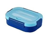 LUCKDANO Kids Box Lunch Container 4 Compartments Perdite Proof 1300 Ml Sicuro di Microonde con Guarnizione di Sigillatura per la Scuola per Ragazze