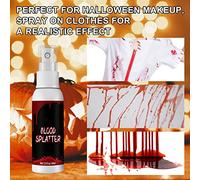 LUCKDANO Kit per il Trucco per Effetti Speciali - Trucco per Zombie e Vampiri - Cera per la Pelle Non Tossica, Gel di Sangue Finto e Acqua per Cicatrici Kit Completo per Cosplay e Feste Festive (Set