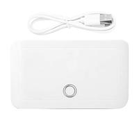 LUCKDANO Lampa per Chiodo LED USB Ripiegabile Portatile per Asciugacapelli per Chiodo Gel Rapido Rosa (WHITE)