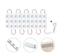 LUCKDANO Lampadina per Specchio per il Trucco - Luce Soffusa con Attenuazione Continua Alimentata Tramite USB per Qualsiasi Specchio - Luminosità Gradevole per gli Occhi 10 Lampadine