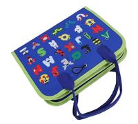 LUCKDANO Lavagna per attività per Bambini - Lavagna Sensoriale Educativa per Lo Sviluppo di abilità Motorie e Apprendimento - Perfetta per Ragazzi e Ragazze in età Prescolare Portatile in Feltro