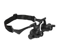 LUCKDANO Lente D'ingrandimento per Gioielli con Luce LED, Lente D'ingrandimento Binoculare, Fascia per la Riparazione di Orologi, 10X, 15X, 20X, 25X