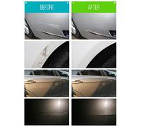 LUCKDANO Lucidatrice Portatile Compatta per Mini Auto 12V | Kit di Strumenti per la Riparazione dei Graffi con 3 Cuscinetti in Spugna e Tampone in Lana | Perfetto per i Dettagli e la Pulizia