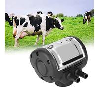 LUCKDANO Mungitrice Regolabile con Pulsatore Pneumatico - Mungitrice Affidabile per Mucche e Pecore con Design a Due Uscite, velocità Regolabile 50-180 Ppm, Acciaio Inossidabile Resistente