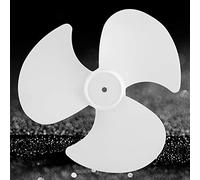 LUCKDANO Pala di Ricambio della Ventola Pale della Ventola in Plastica da 2 Pezzi, Tre Accessori per le Ali della Elettrica, Adatti a Vari Ventilatori Elettrici, Ad Alte Prestazioni, Facili da
