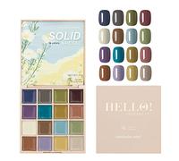 LUCKDANO Palette Gel per Chiodo per Chiodo per Ghiozzi per Chiodo UV Set Chiare Art Solido a 16 Colori, Trama Cremosa di Lunga Durata Fino a 21 Giorni con Finitura Lucida per (1 # Pittura a olio di