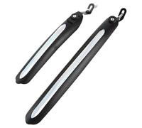 LUCKDANO Parafanghi del Ciclo, Parafanghi Ciclisti Protezione del Ciclo di Fango 1 Coppia Anteriore Posteriore Mountain di Fango Guardia di Set 1 Paio (Black)