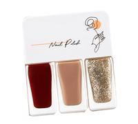 LUCKDANO Peso degli Unghie a Base D'acqua Set Delicato Colore di Colore per Unghie Dritti Rapido per Donne Halloween Party (T02)