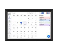 LUCKDANO Pianificatore di Calendario Digitale Intelligente 10,1 Pollici con Touchscreen HD per il Piano di Pianta del Piatto per la Tavola di Lavoro Familiare e Foto di Calendario