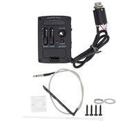 LUCKDANO Pickup Ukulele EQ a 2 Bande con Sintonizzatore LED Ed Equalizzatore - Alti e Bassi Regolabili per l'eccellenza Musicale - Accessori per il Ripristino del Suono Ad Alta fedeltà