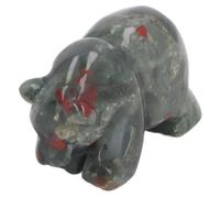 LUCKDANO Pietra Gemella Intagliata a Mano, Pietra Gemma Mista Intagliata a Mano a Gemtone Collezione Casa per Decorazioni per la Casa (Pietra di sangue)