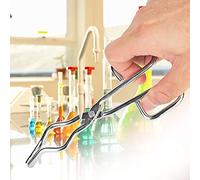 LUCKDANO Pinza per Crogiolo in Acciaio Inossidabile Pinza per Crogiolo con Morsetto per Becher - per Carichi Pesanti da 11,81 Pollici con Impugnatura Antiscivolo, Rivetto di eronautica per