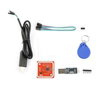 LUCKDANO PN532, Lettore NFC PCB di Piccole Dimensioni con I2C.SPI e HSU, Distanza di Lettura 5 Cm~7 Cm, Supporta Telefoni Cellulari, Comunicazione P2P, Compatibile Plug and Play, Scheda