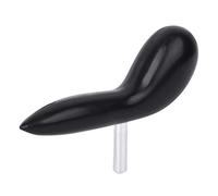 LUCKDANO Poggiamano per fagotto, supporto per poggiapollice, manico placcato argento e base in plastica industriale per strumenti musicali per fagotto