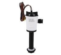 LUCKDANO Pompa di Sentina per Aeratore da 800 GPH Pompa per Pozzo del Vivo Sommergibile Portatile per Pesci 12V 4.0A per Barche Marine - Adatta per Acqua Dolce e Salata
