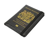 LUCKDANO Porta del Passaporto per Viaggi, Portafoglio di Passaporto per Viaggi di Viaggio per in Aereo con Cinghia Elastica in Pelle Multicard per Varie Carte, Come Carta d'identità, Carta di