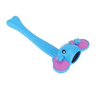 LUCKDANO Prolunga per Rubinetto per Bambini - Simpatico Attacco per Prolunga per Rubinetto a Forma di Cartone Animato, Portata di 17 Cm, Installazione Facile, Non Tossico Senza BPA, Promuove (BLUE)