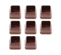 LUCKDANO Protezioni per Pavimenti per Gambe di Sedie da 8 Pezzi con Cappucci in Feltro - Copertura Protettiva per Piedi di Gambe per Mobili in TPE Premium, Nessun Rumore, Nessun Graffio per (Piazza L)