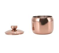 LUCKDANO Punzione di Condimento in Acciaio Inossidabile a Prova di Polvere per le attività all'aperto della Domestica (Oro rosa)