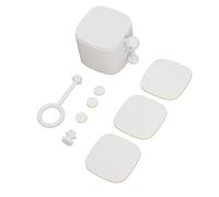 LUCKDANO Pusher Smart Switch Wireless APP Controllo Vocale Temporizzato Remoto Compatibile con Porta del Garage, Luce, Ventola e Altro | Materiale ABS Resistente, Batteria da 500 MAh (WHITE)
