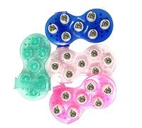 LUCKDANO Questo Massaggiatore a Forma di Palma con Sette Sfere Massaggianti Rotanti Ruota di 360 Gradi Ed è Progettato per il Massaggio manuale. Allevia l'affaticamento, Migliora la Circolazione