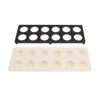 LUCKDANO Ravioli Maker Ravioli Maker Press - Lega di Alluminio e ABS 12 Fori Agnolotti Fatti in Casa e Strumento per Fare Gnocchi Quadrati per la