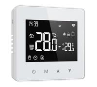 LUCKDANO Regolatore di Controllo della Temperatura con Display a LED per Caldaie Ad Acqua e Gas, Funziona con e, 3 modalità, Programmabile, Design Compatto e Facile da Usare