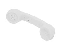 LUCKDANO Ricevitore Telefonico Bluetooth Ricevitore Telefonico Bluetooth Design retrò per Telefono Cellulare Senza Fili Microfono HD Cordless Ricaricabile Batteria da 200 MAh (WHITE)
