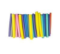 LUCKDANO Rullo per Capelli Flessibile, Set di Rulli per Arricciare i Capelli Senza Calore con Rulli in Cotone Perlato Multi-dimensione 42 Pezzi e Custodia Blu, per Uso Domestico nel