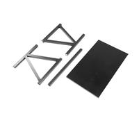 LUCKDANO Scaffale per Microonde Scaffale per Forno a Microonde Bianco a 2 Livelli/per Controsoffitto da | Essenziale | Adatto per Forni a e Cuociriso | Installazione Semplice, (BLACK)