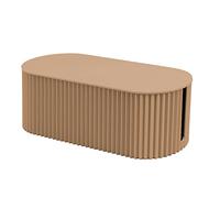 LUCKDANO Scatola di Archiviazione della Scheda Spina Organizzatore del Cavo Desktop Porta Socket Nordic con Design Coperto per la Memoria del Router per la Casa (Taglia piccola cachi)