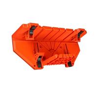 LUCKDANO Scatola per Troncatrice da 14 Pollici - Scatola per Troncatrice in Plastica ABS Resistente per Tagli di Precisione a 45°, 22,5°, 90° - Strumento Versatile per la Lavorazione del Legno con