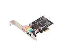 LUCKDANO Scheda Scheda PCI-E Stereo a 6 con Chip CMI8738, CD Driver Incluso, Ideale per Giochi e Home Theater