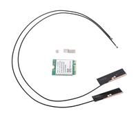 LUCKDANO Scheda WiFi M.2 Scheda WiFi 6 M.2 - di Rete Wireless RTL8852BE 1800 Mbps con Bluetooth 5. - Connessione Ad Alta velocità per e - Supporto Dual Band per Streaming Senza Interruzioni (Antenne