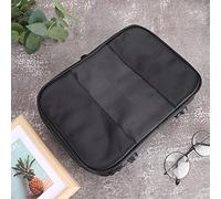 LUCKDANO Scissori per Parrucchiere Pettine per la Borsa per Parrucchiere per Parrucchiere Panno Nero (BLACK)