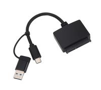 LUCKDANO Serial ATA USB 3.1 Tipo C Convertitore a Disco Rigido Cavo 10 Gbps Trasferimento Efficiente per SSD da 2,5 Pollici