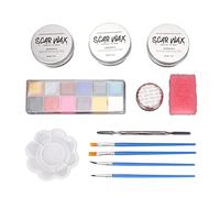 LUCKDANO SFX Makeup Kit Volta Palette Volta Halloween Crema Lunga Durata con 12 Colori Altamente Pigmentati per Tutti i di Pelle