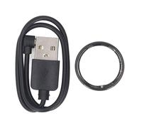 LUCKDANO Smart Ring Fitness Tracker Allenamento IP68 Sincronizzazione in Tempo Reale Batteria da 7 Giorni Carica 1 Ora Acciaio Inossidabile con App di Salute per Monitoraggio dello Sport (12#)