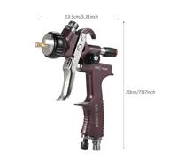 LUCKDANO Spruzzatore di Vernice per Auto di Fascia Alta - Spruzzatore Ad Aria con Ugello da 1,3 Mm per Verniciatura Professionale di Auto e Finitura Automobilistica - Elevata capacità di