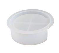 LUCKDANO Stampi per Sottobicchieri in Resina Stampi per Sottobicchieri da 5 Pezzi | per Rotondi in Morbido Silicone a Rilascio Facile per l'artigianato Fai-da-te |per l'Arte Unica