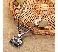 LUCKDANO Tagliacapelli Manuale Alla Moda - Tagliacapelli Ergonomico a Spinta Manuale, Silenzioso, Forbici Barbiere Manuali Ad Alte Prestazioni per Uso Domestico e in Salone, Lama in Acciaio Al